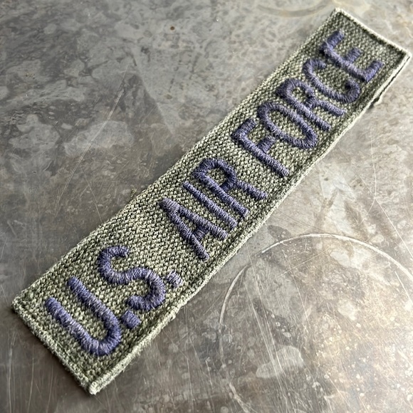 U.S. AIR FORCE embroidered tape patch - Vintage - Picture 3 of 10
